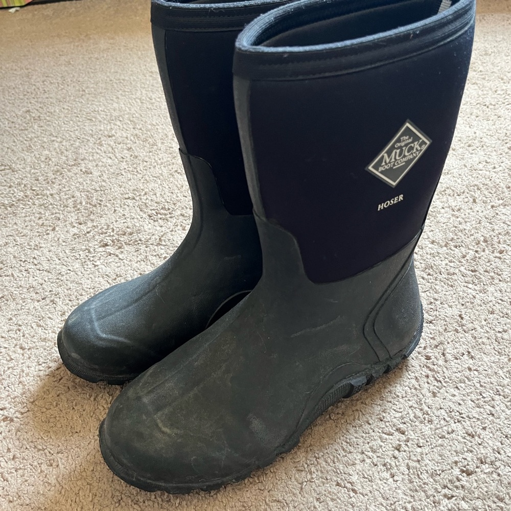 Muck Hoser boots in classic black M: 8 W:9 Eu: 41